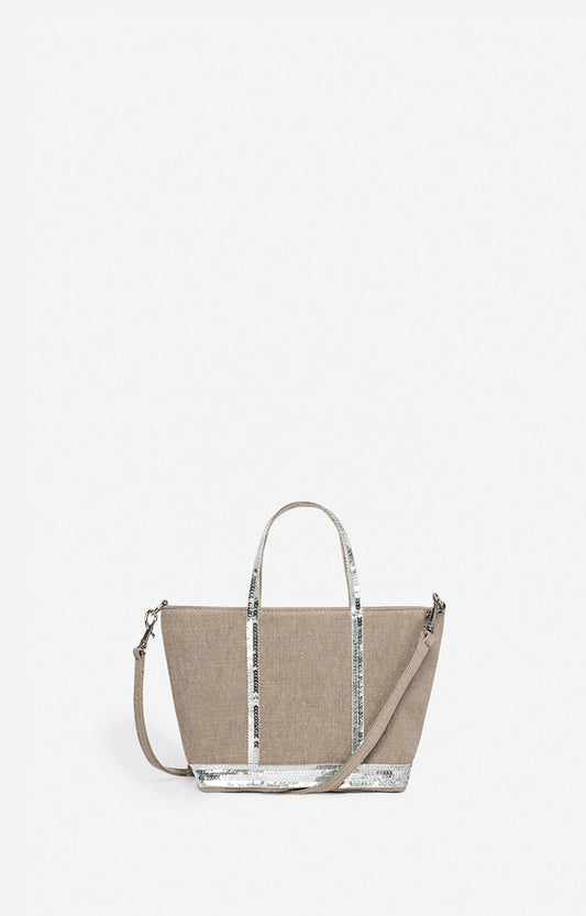 Sac Cabas XS Lin Zip Calcaire