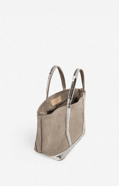 Sac Cabas XS Lin Zip Calcaire