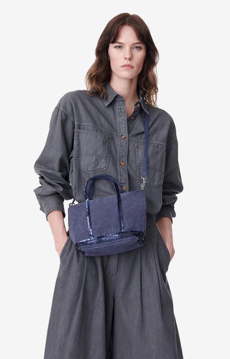 Sac Cabas XS Lin Zip Denim