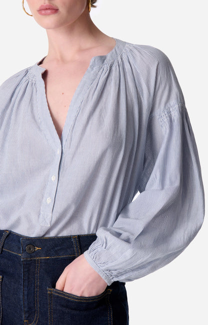 Chemise Nipoa Blanc Bleu