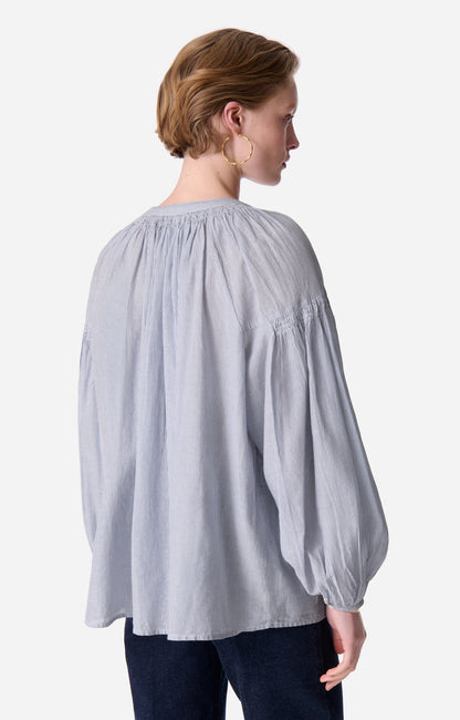 Chemise Nipoa Blanc Bleu