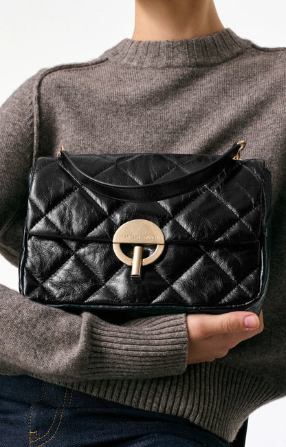 Sac Moon GM Cuir Matelasse Noir