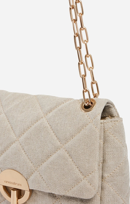 Sac Moon GM Lin Matelasse Sable