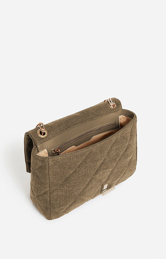 Sac Moon GM Lin Matelasse Kaki