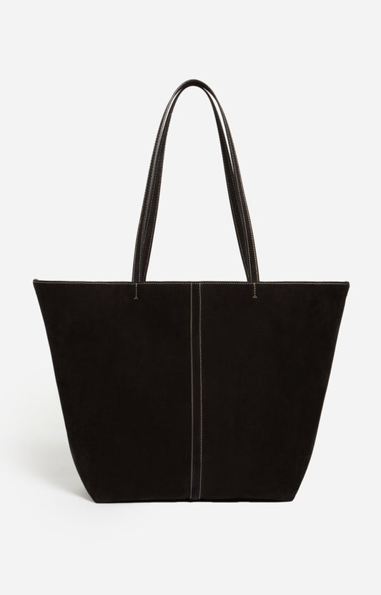 Cabas Daily Cuir Velours GM Noir