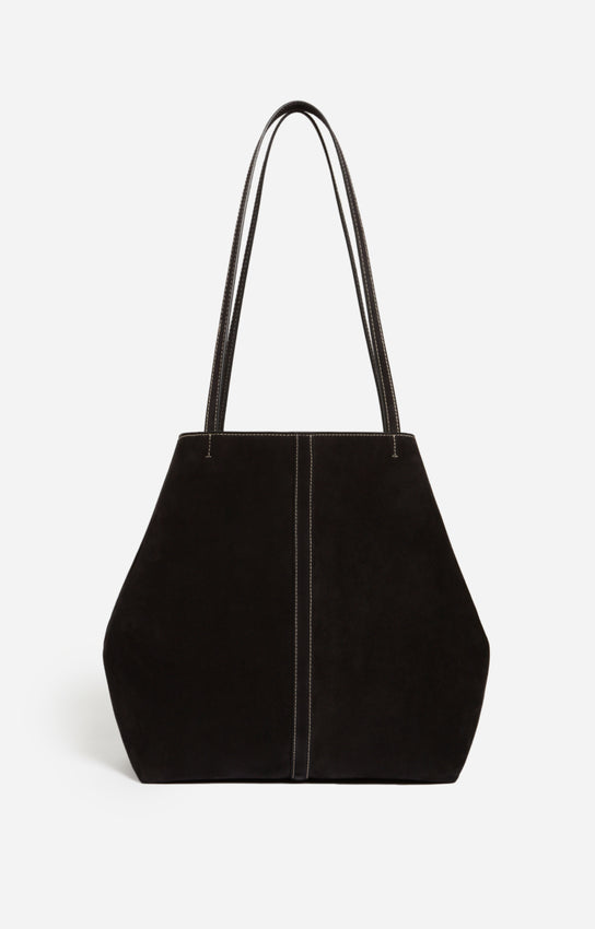 Cabas Daily Cuir Velours GM Noir