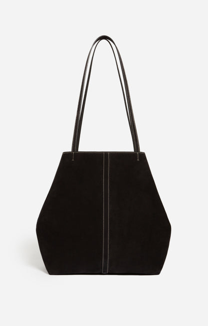 Cabas Daily Cuir Velours GM Noir