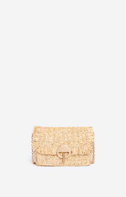 Sac Moon MM Raphia Paillettes