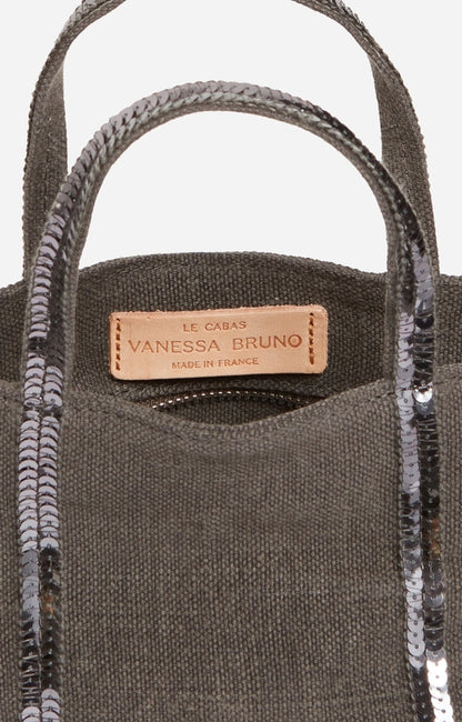 Sac Cabas XS Lin Zip Granit