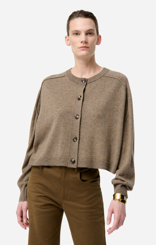 Cardigan Douve Taupe