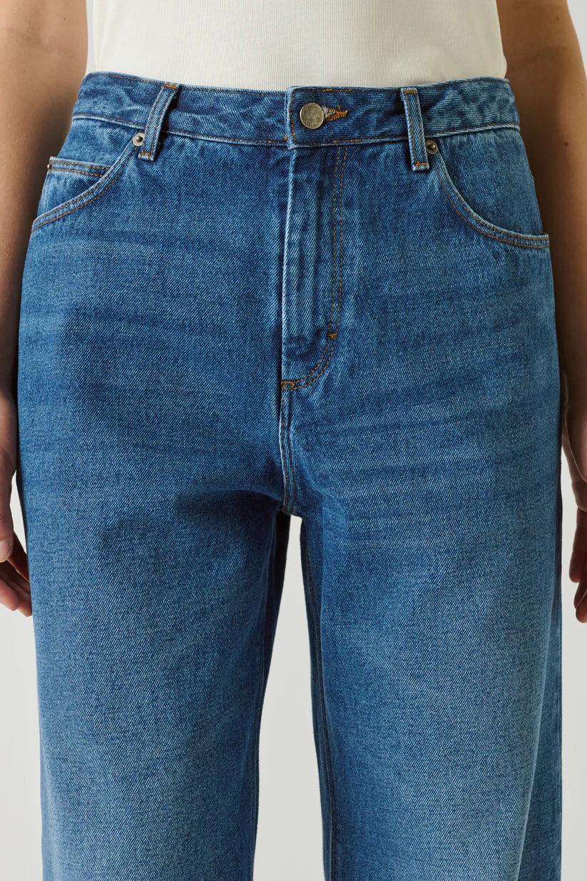 Jean Calvin Denim Bleu Délavé
