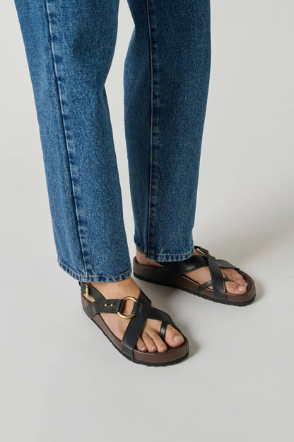 Sandales Mexico Noir