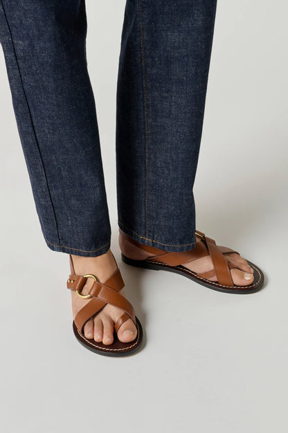 Sandales Florence Cognac