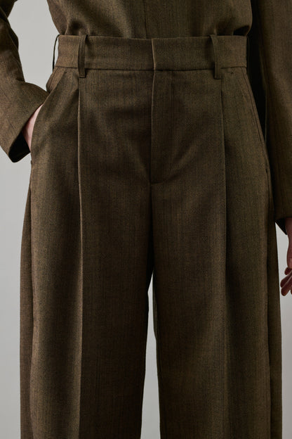 Pantalon Graham Marron Chine