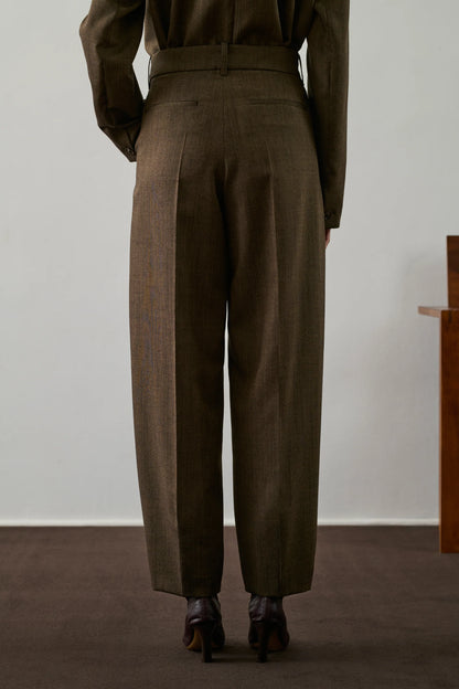 Pantalon Graham Marron Chine