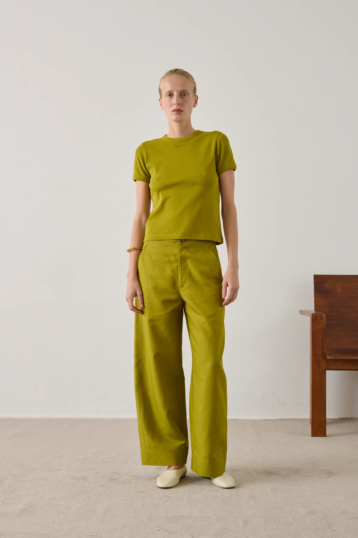 Pantalon Dario Absinthe