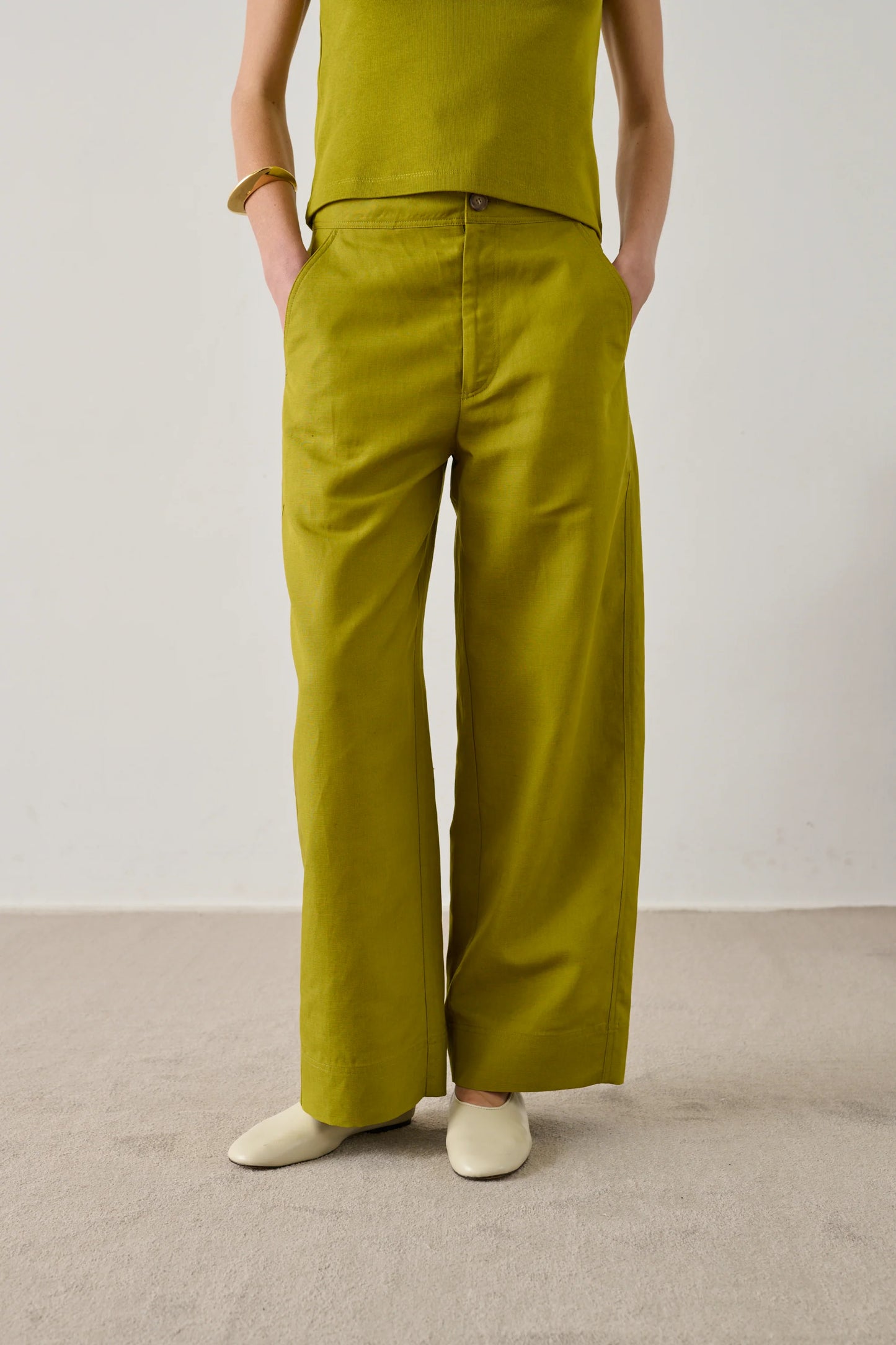 Pantalon Dario Absinthe