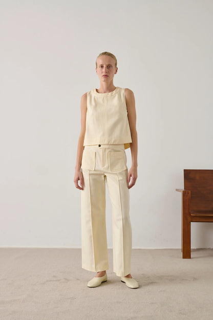 Pantalon Harry Creme
