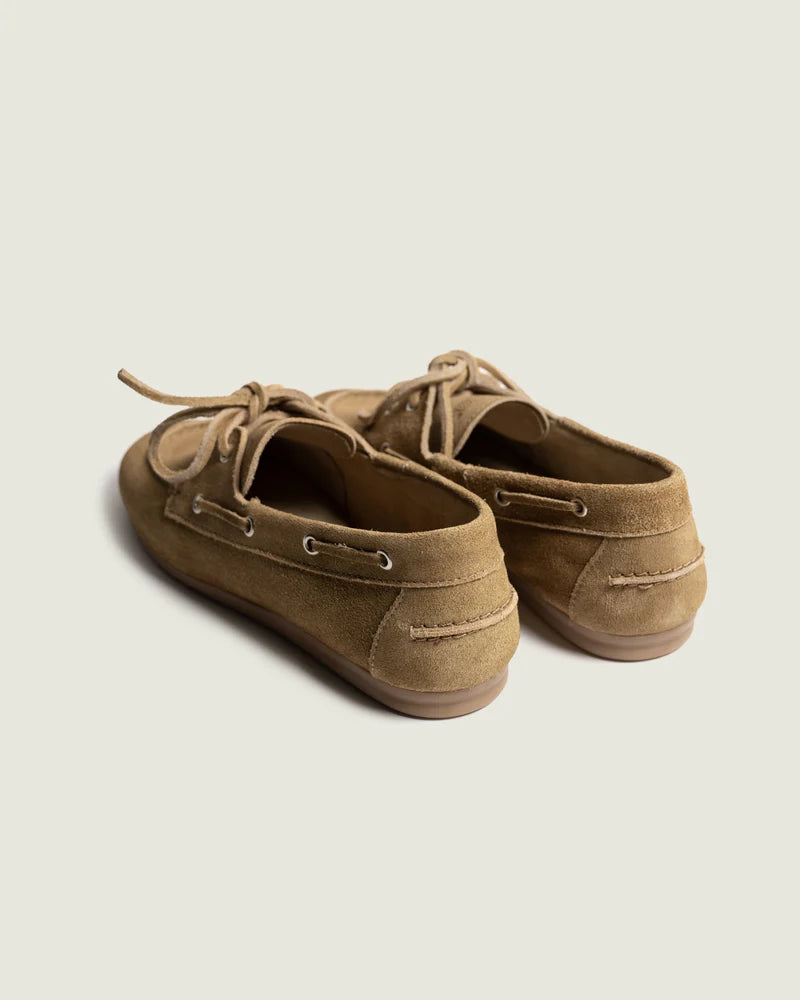 Mocassins Bateau Daim Tan