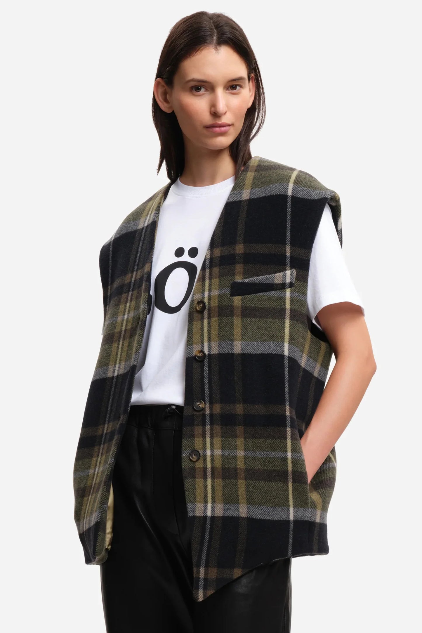 Veste Wallis Green Check