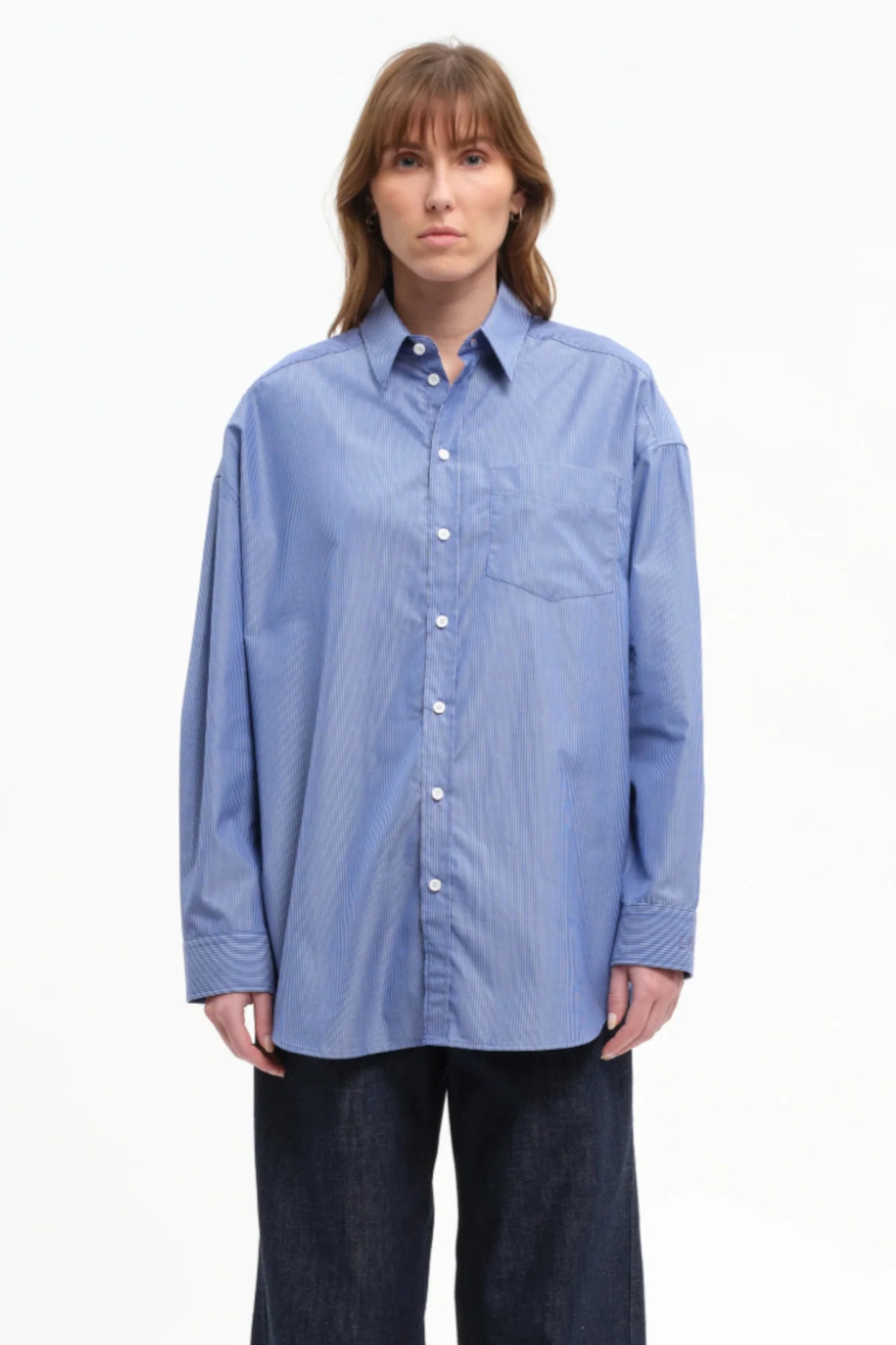 Chemise Wenders Navy Stripes