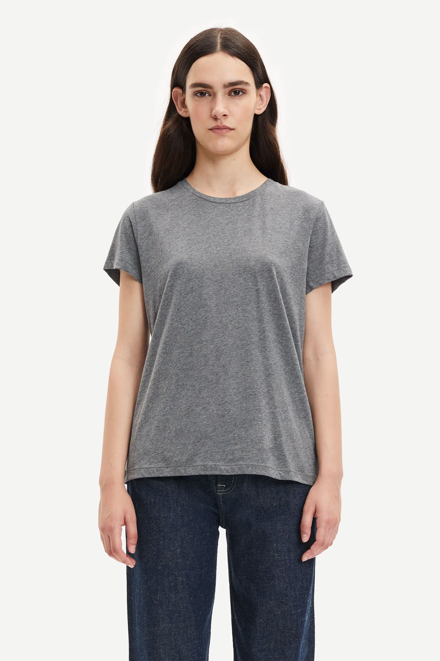 T-shirt Solly Solid Grey Mel
