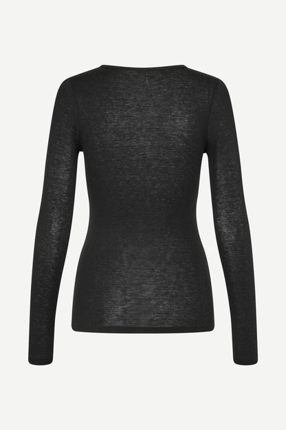 T-shirt L-S Sadou Black