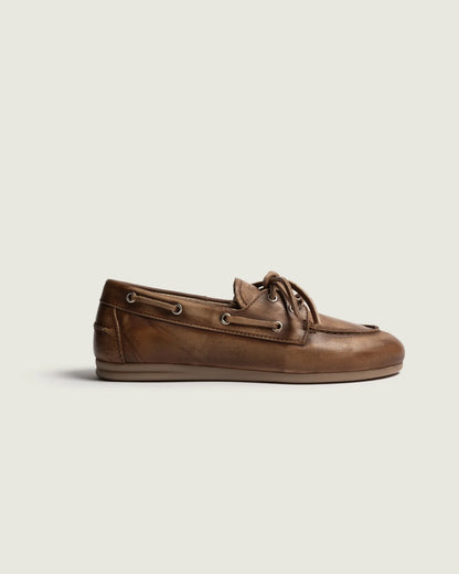 Mocassins Bateau Cuir Brown