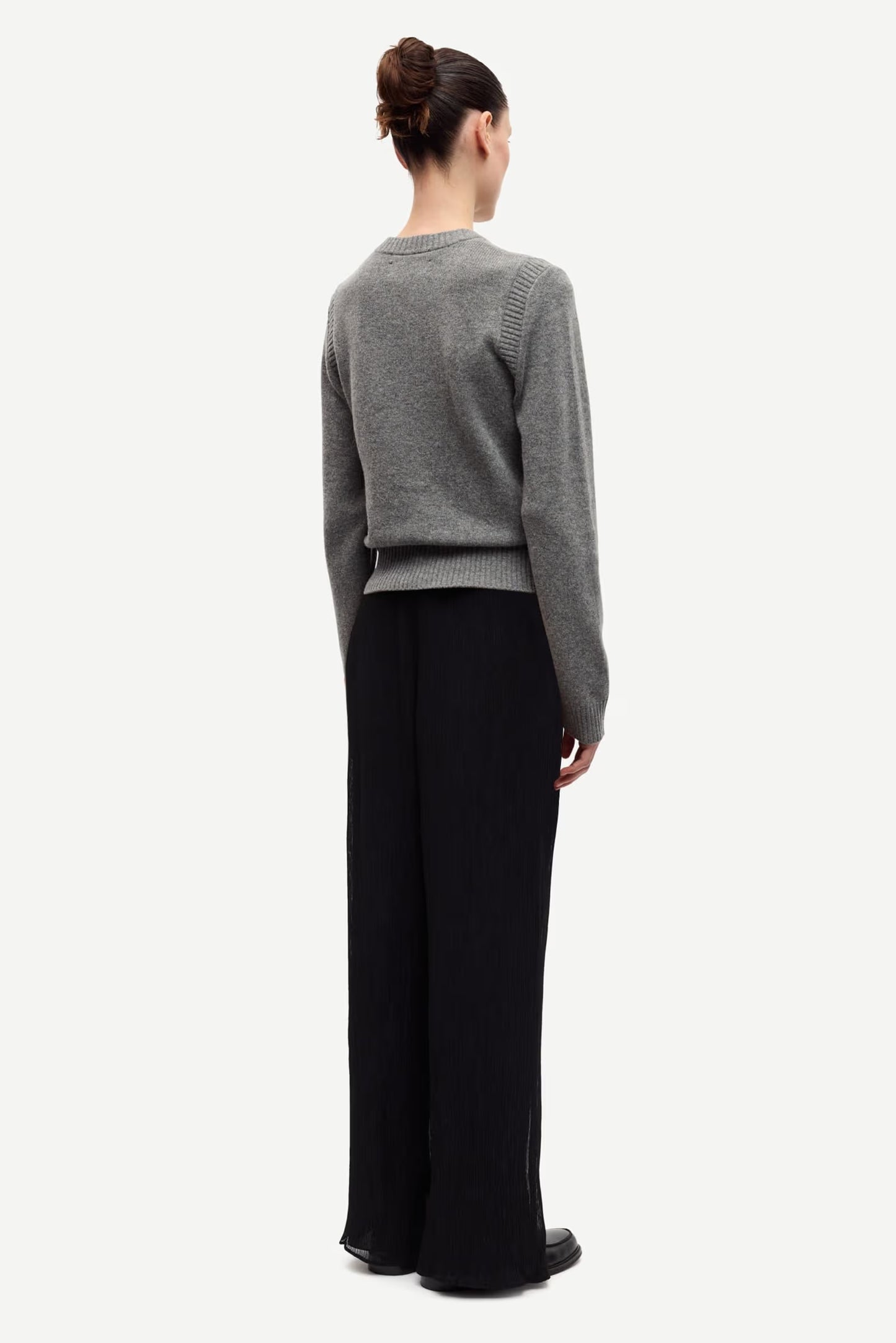 Cardigan Saelif Dark Grey Mel