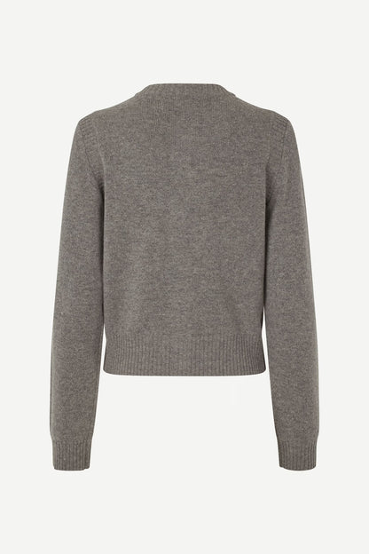 Cardigan Saelif Dark Grey Mel