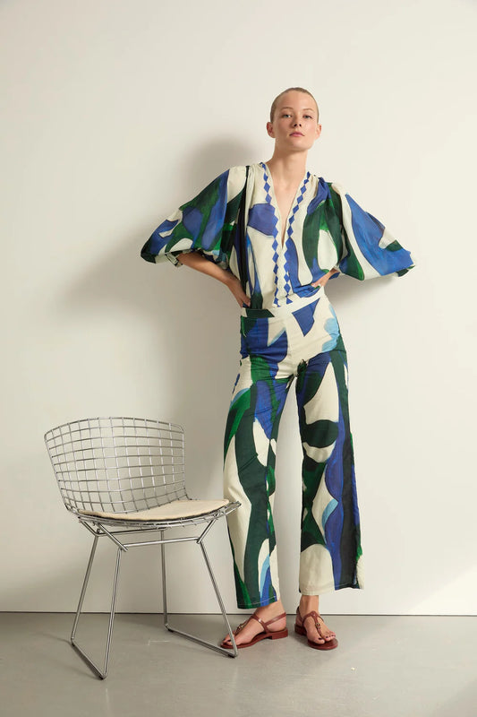 Pantalon Erika Cactus Lapis Blue