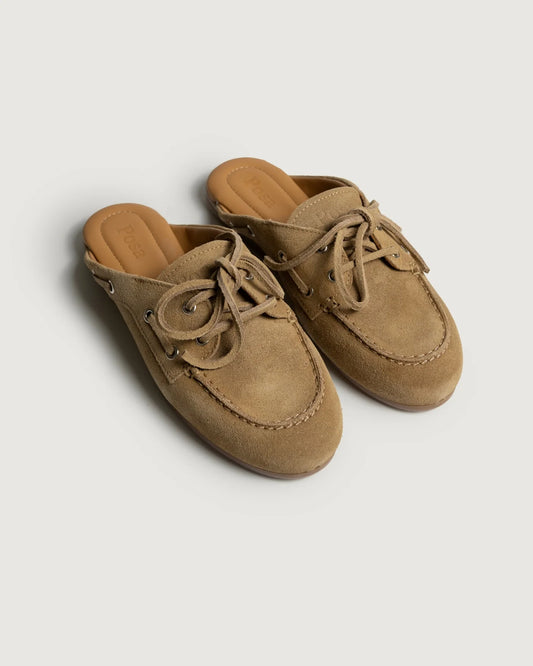 Mules Daim Camel
