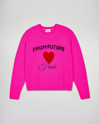 Pull Col Rond Future Cosmik Pink