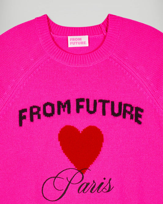 Pull Col Rond Future Cosmik Pink