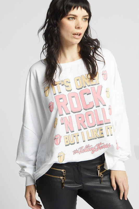 Sweat Rolling Stones White