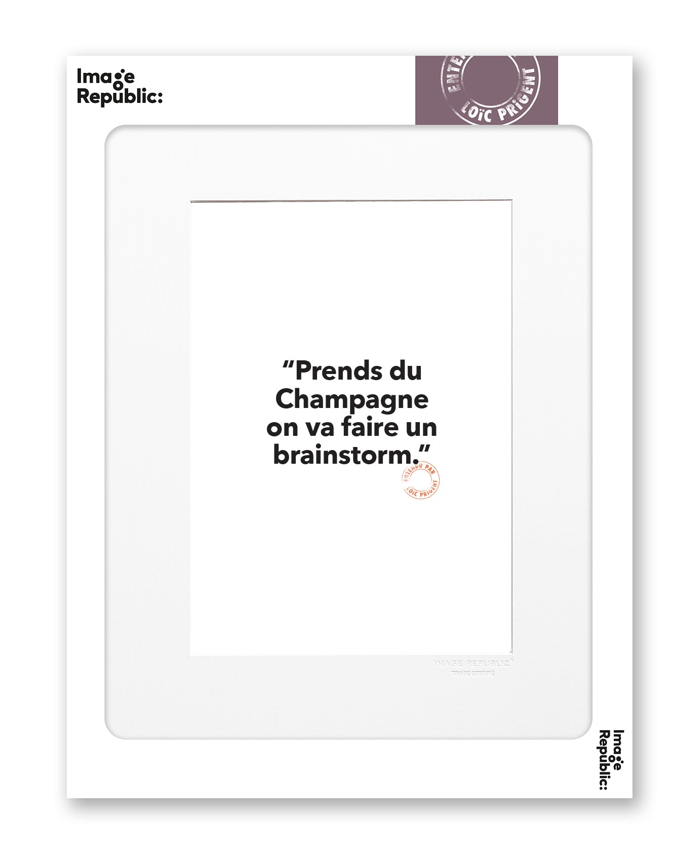 Affiche 30x40 L.Prigent - Brainstorm