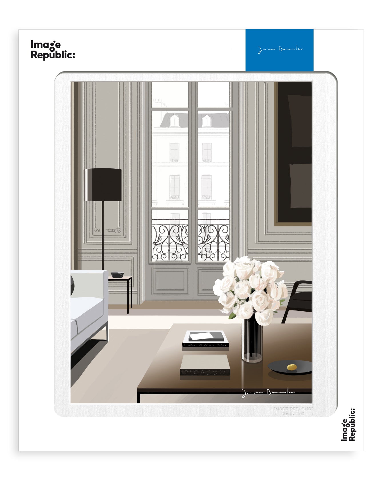 Affiche 30x40 J.Brooks - Appartement St Germain