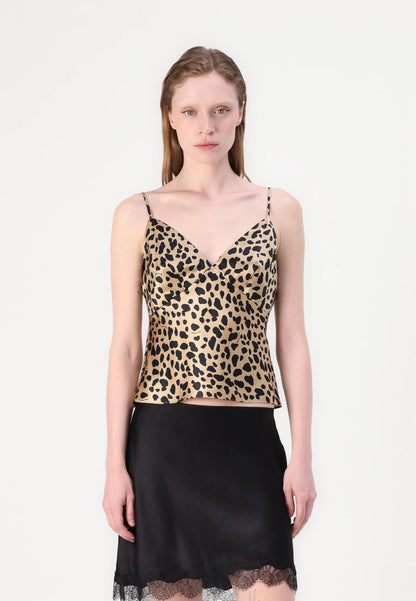 Top Bretelles Animal Naturel