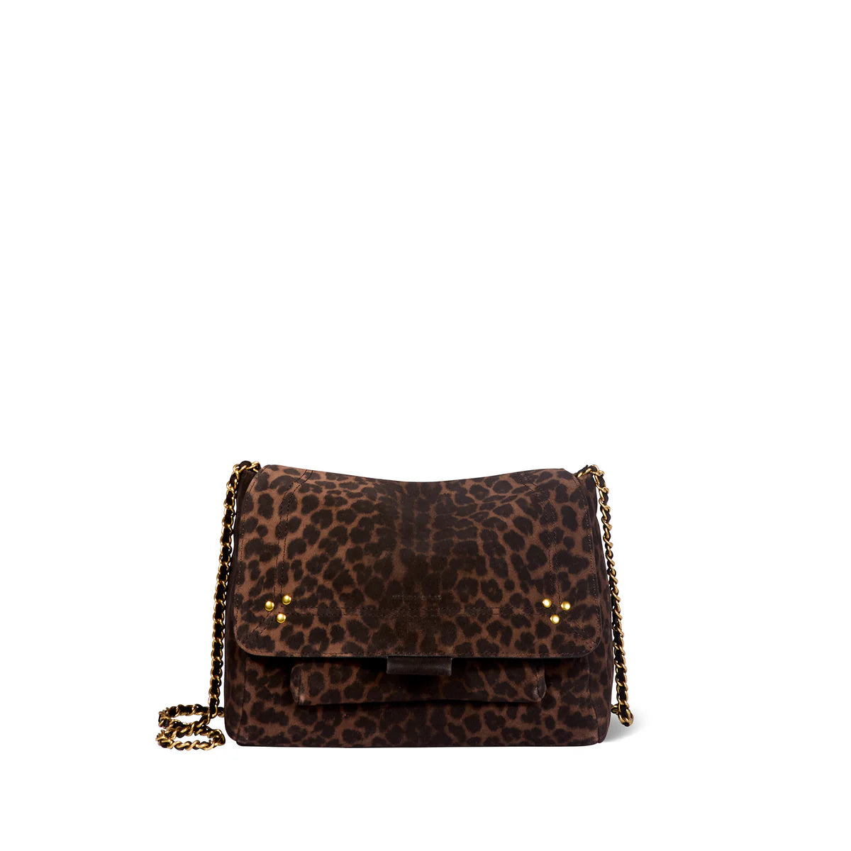 Sac Lulu M Veau Léopard Naturel