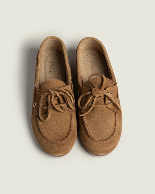 Mocassin Daim Camel