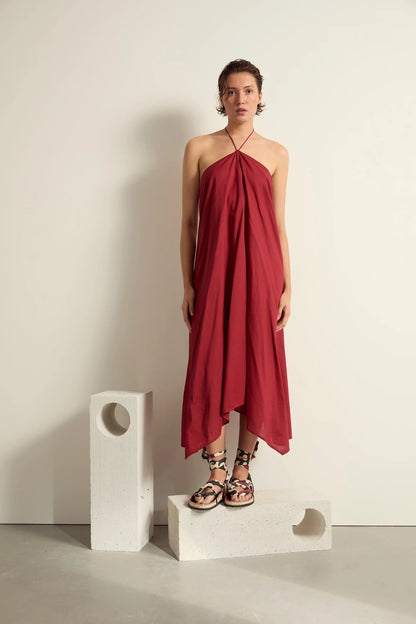 Robe Ivina Coton Red Wine