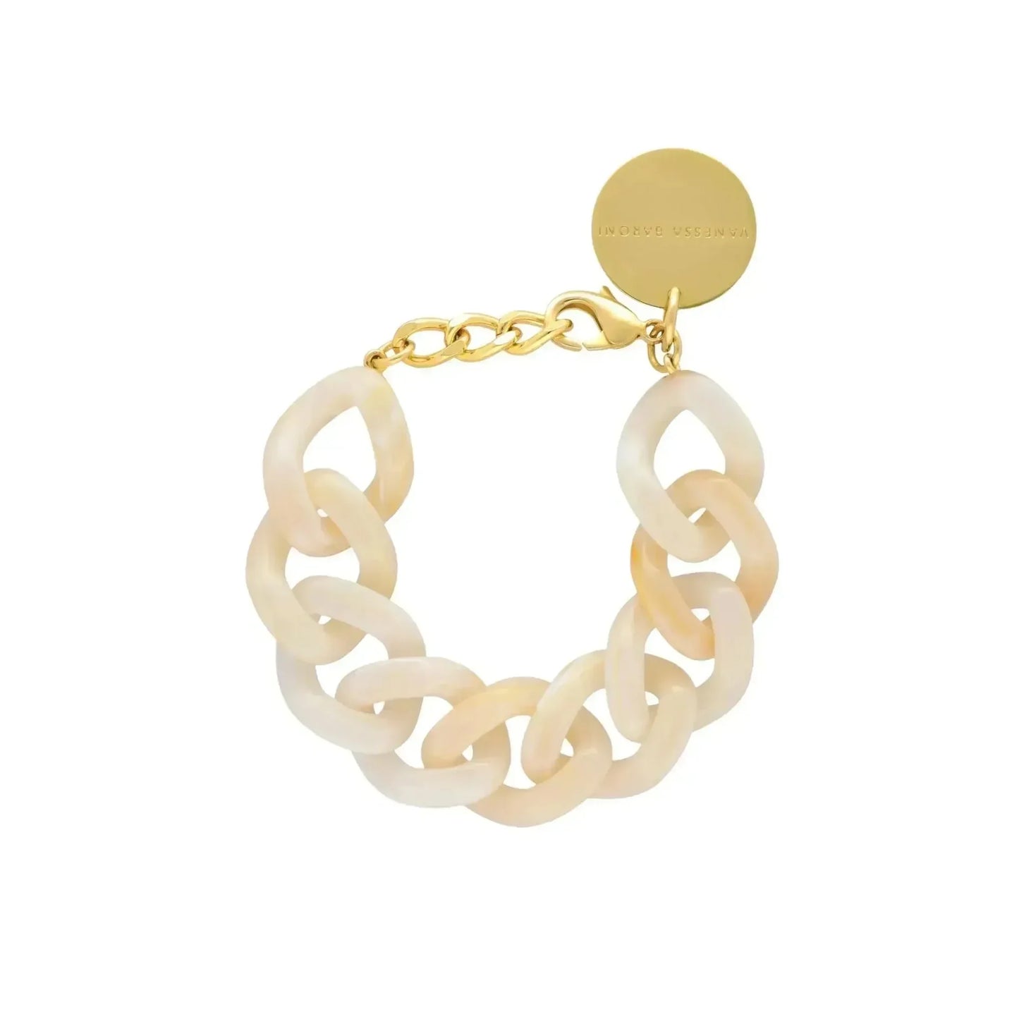 Bracelet Flat Pearl Marble