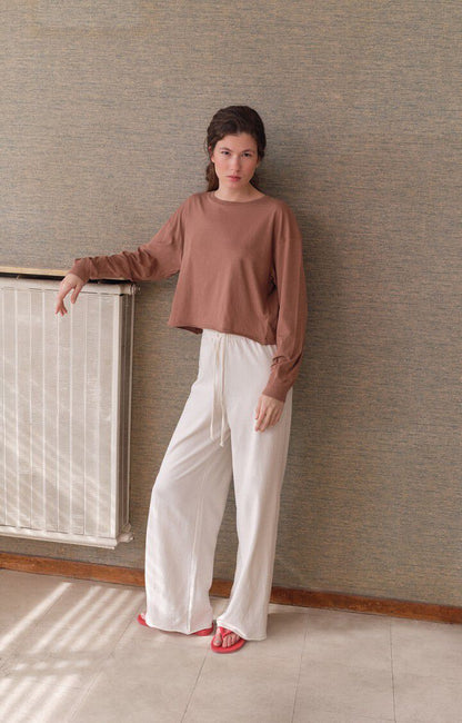 T-shirt Apoly ML Chocolat