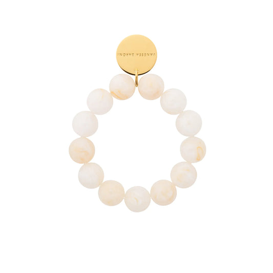 Bracelet Beads Flex Pearl Marble