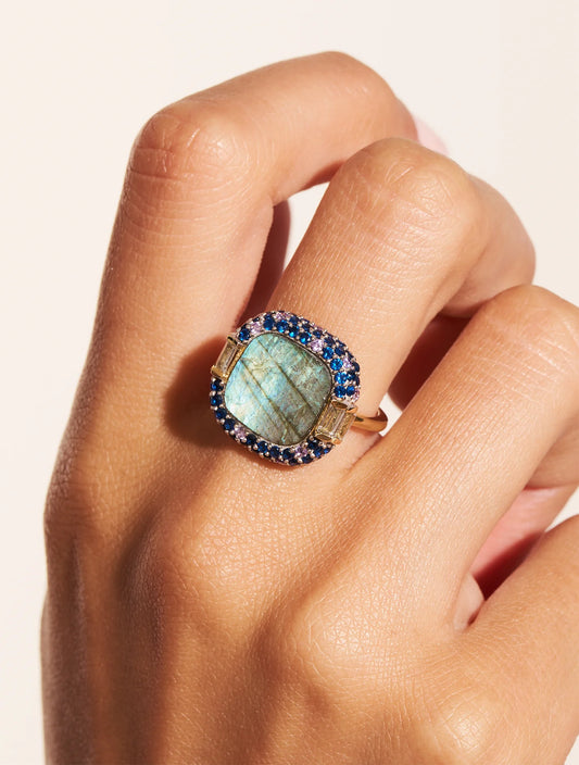Bague Idylle Labradorite