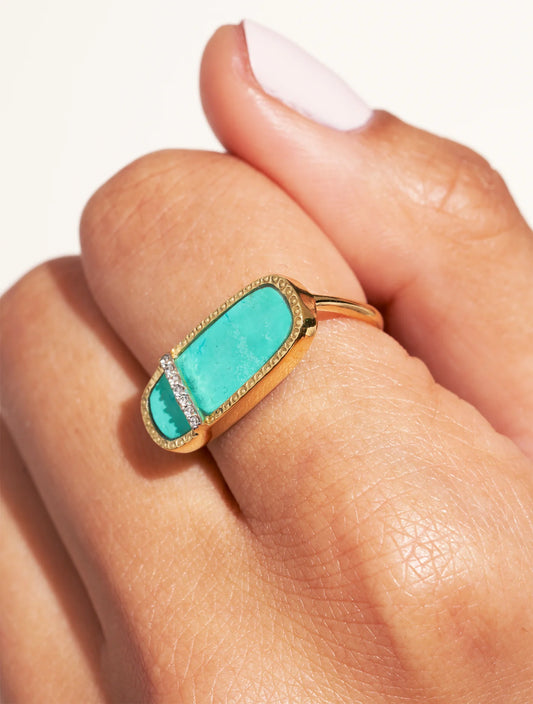 Bague Izy 3 Turquoise