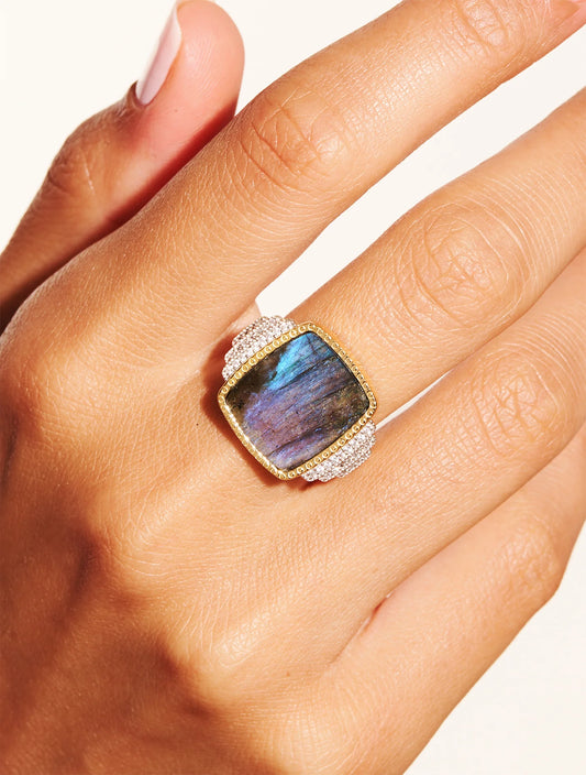 Bague Kara Labradorite