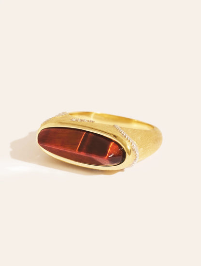 Bague Minuit Oeil De Tigre