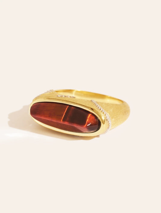Bague Minuit Oeil De Tigre