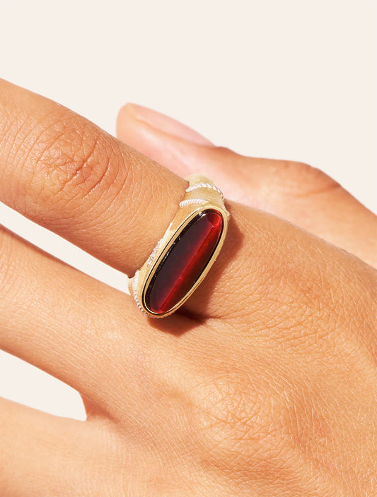 Bague Minuit Oeil De Tigre